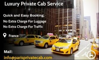 Paris Private Cab: Providing The Best Paris Airport Transfer